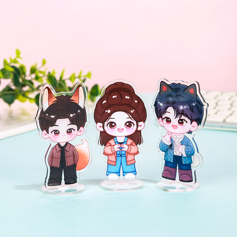 Gekleurde acryl standees