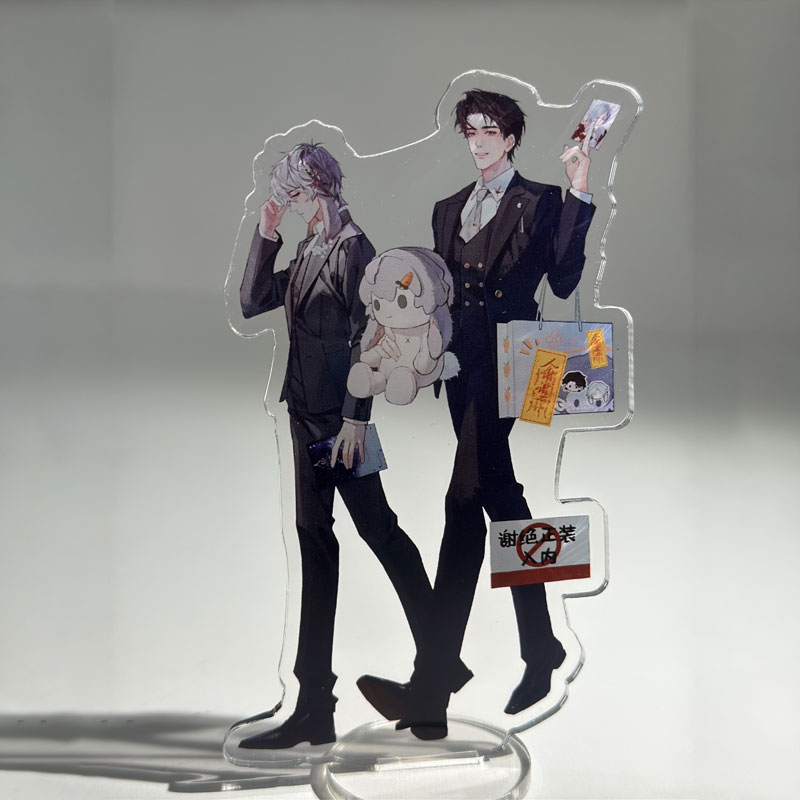 Dubbelzijdig afdrukken Anime acryl standees